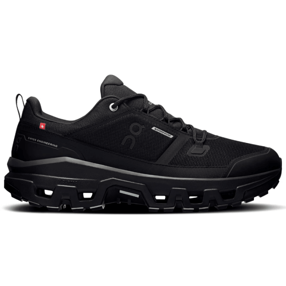 On Cloudrock Low Waterproof Black outdoor shoes UAE