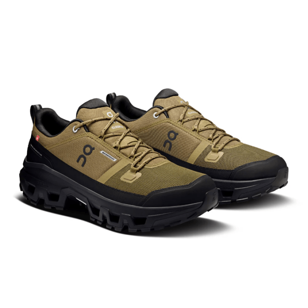 On Cloudrock Low Hunter Black sneakers waterproof design Dubai