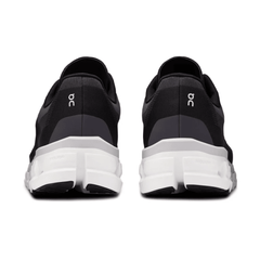 On Running Cloudflow 4 "Black | White" heel view