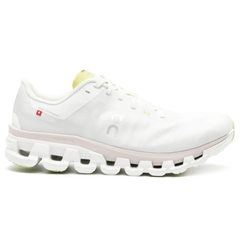On Cloudflow 4 White Sand Beige Lime Green shoes Dubai UAE