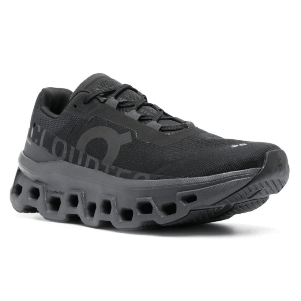On Running Cloudmonster "Black" upper detail
