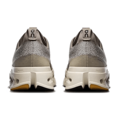 On Running Cloudsurfer Max Cinder Pelican heel view