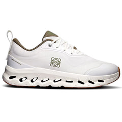 ON Running x LOEWE Cloudtilt 2 "White Khaki" Sneakers – Limited Edition Performance Style - Cloud Tread
