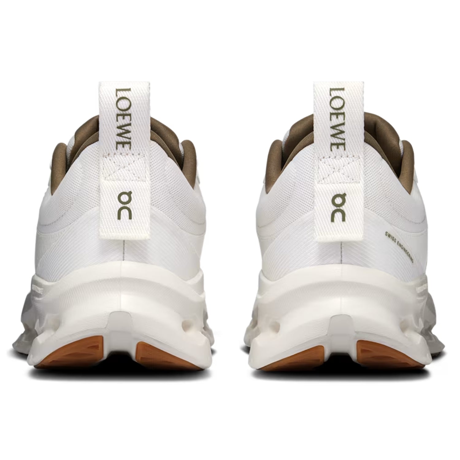 ON Running x LOEWE Cloudtilt 2 "White Khaki" Sneakers – Limited Edition Performance Style - Cloud Tread