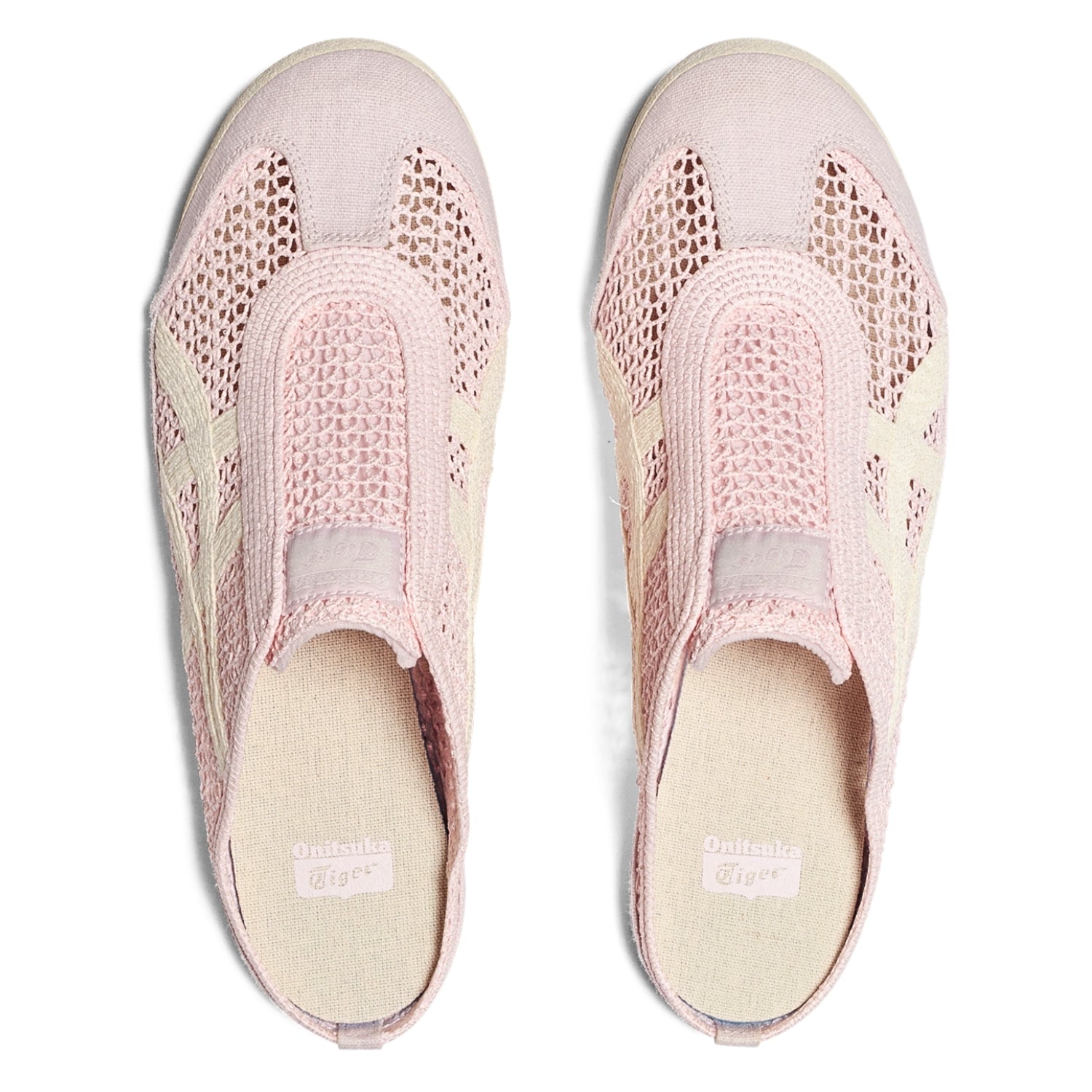 Onitsuka Tiger MEXICO 66 SABOT Mule Shoes – Retro Style in Crystal Pink & Cream - Cloud Tread