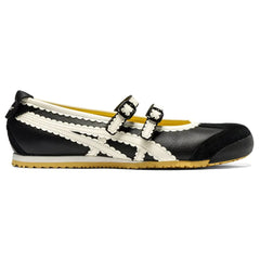 Onitsuka Tiger Mexico 66 TGRS Women's Strap Slip - Ons – Black & Cream - Cloud Tread