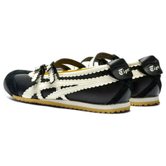 Onitsuka Tiger Mexico 66 TGRS Women's Strap Slip - Ons – Black & Cream - Cloud Tread