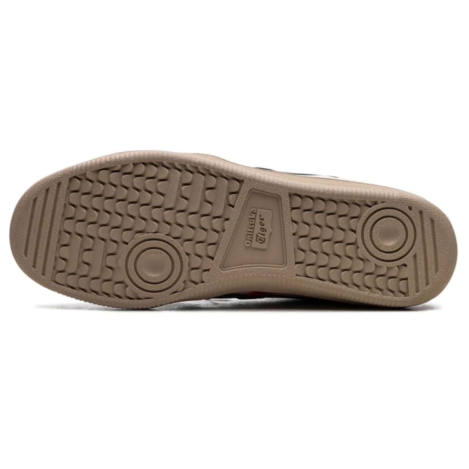 Onitsuka Tiger Tokuten – Cream White Sneakers with Green & Red Detailing - Cloud Tread