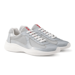 Prada America's Cup chunky - sole lace - up "Light Grey" - Cloud Treadbuy prada americas cup dubaiprada americas cup 2025 dubai