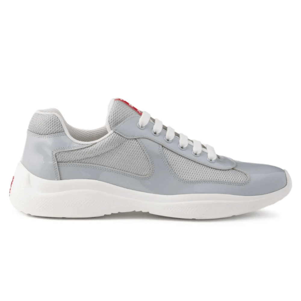 Prada America's Cup chunky - sole lace - up "Light Grey" - Cloud Treadbuy prada americas cup dubaiprada americas cup 2025 dubai