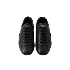 Prada Montecarlo Re - edition 2005 Antiqued Nappa Leather Sneakers "Black" - Cloud Treadbuy prada montecarlo sneakers dubaiprada luxury sneakers uae