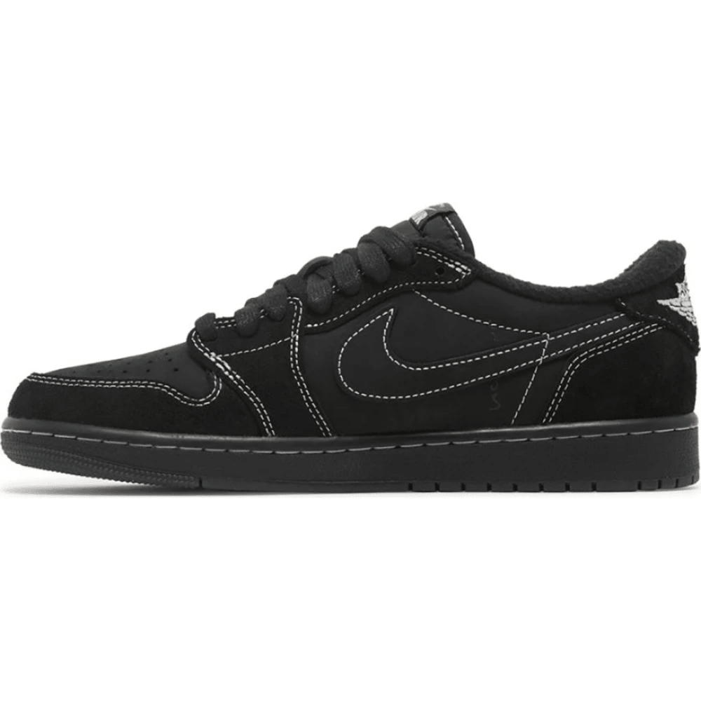 Travis Scott x Air Jordan 1 Low OG SP Black Phantom Heel Branding UAE
