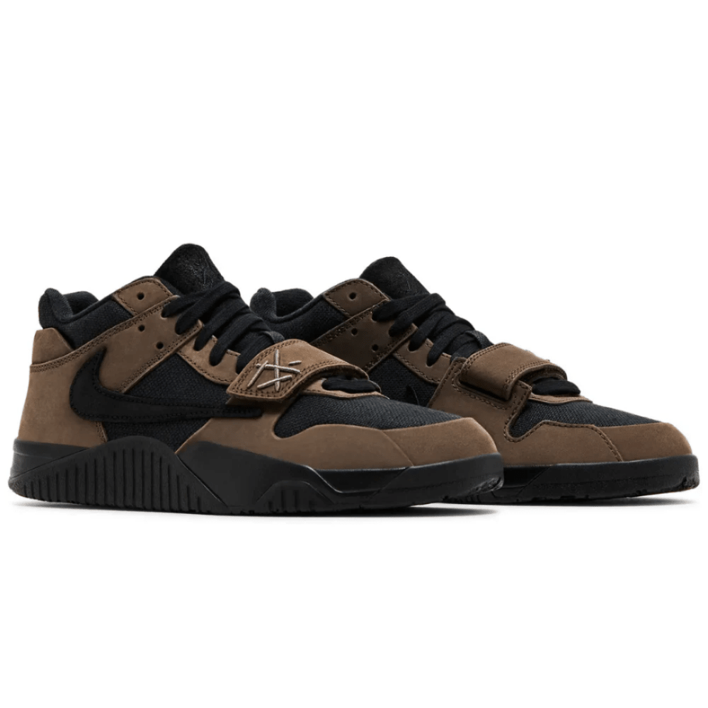 Travis Scott x Jordan Jumpman Jack TR ‘Dark Mocha’ – Heel Angle