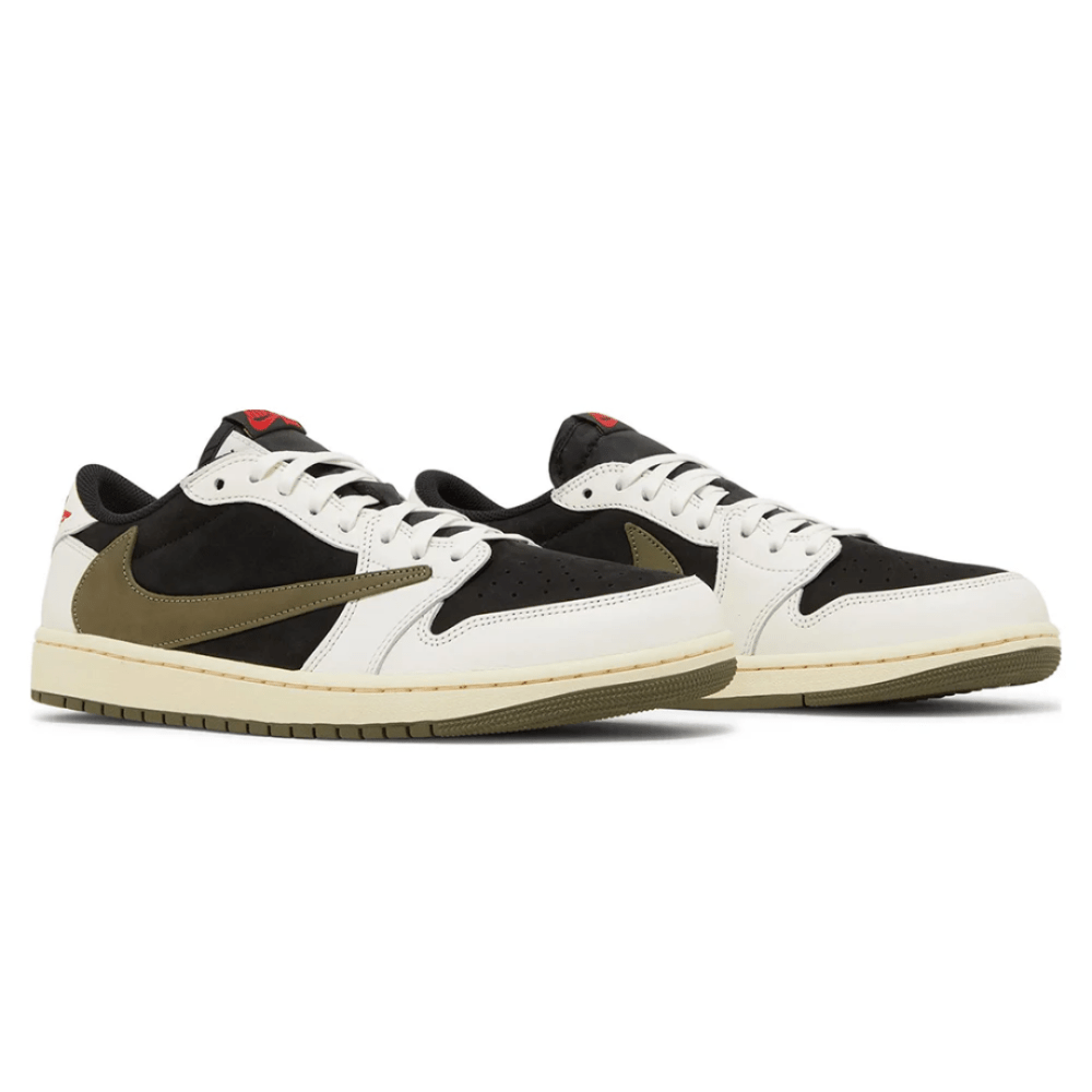 Side profile Travis Scott x Wmns Air Jordan 1 Retro Low OG Olive
