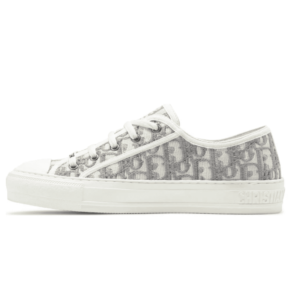 WALK’N’DIOR Embroidered Canvas Low Grey on feet Dubai