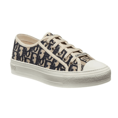 WALK’N’DIOR Sneaker Blue Dior Oblique Embroidered Canvas upper detail