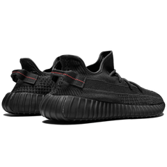 Yeezy Boost 350 V2 Black Static heel view
