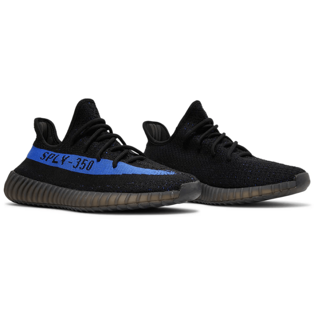 Yeezy Boost 350 V2 Dazzling Blue heel view