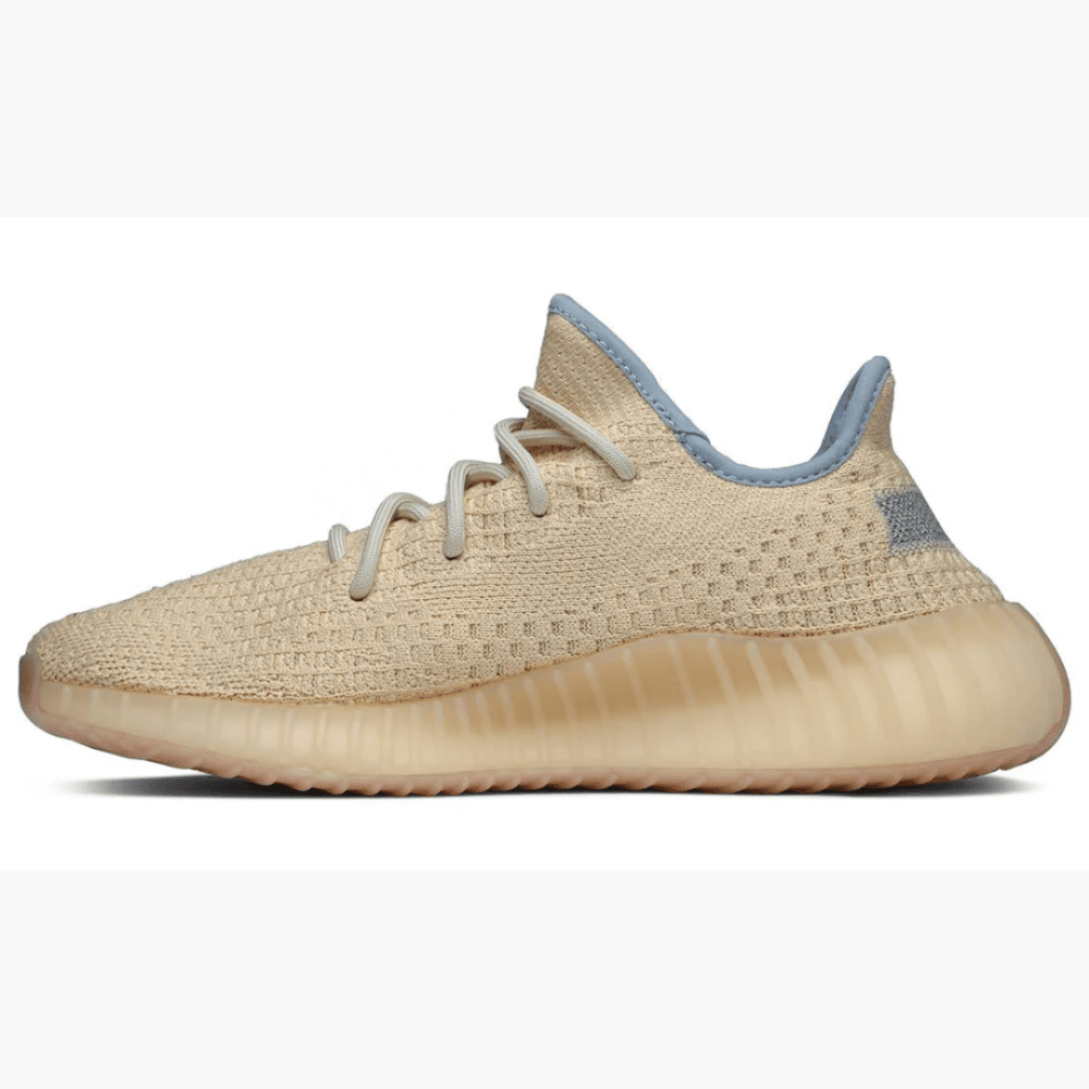 Yeezy Boost 350 V2 Linen on feet Dubai
