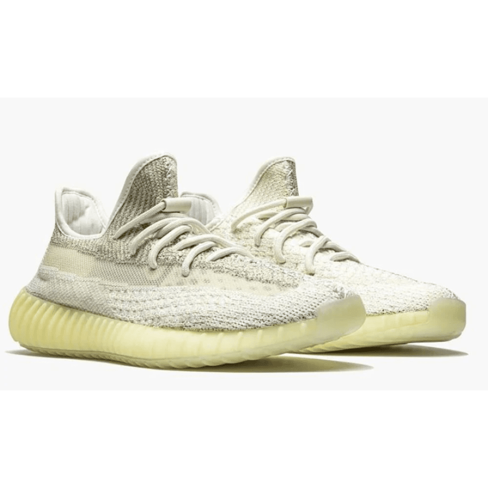 Yeezy Boost 350 V2 Natural on feet Dubai